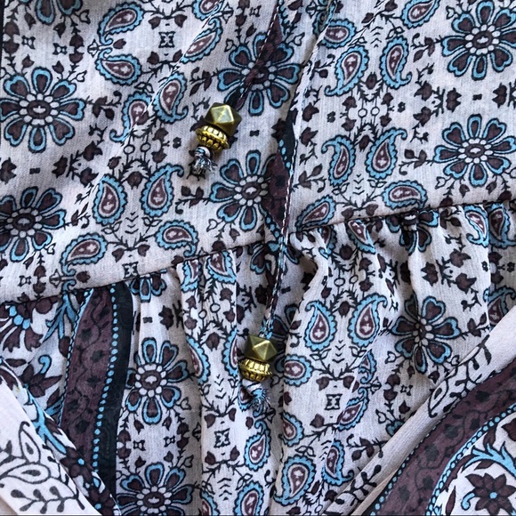 High low cute flowy boho blouse - Picture 3 of 4